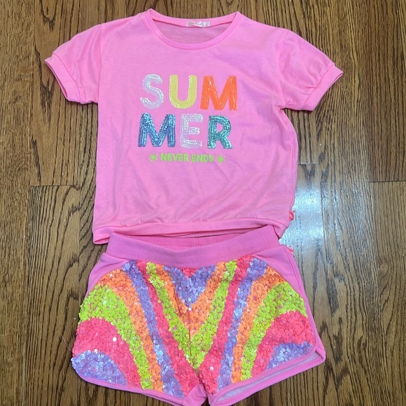 BillieBlush Sequin Matching Set